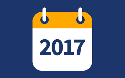 Calendar icon for year 2017